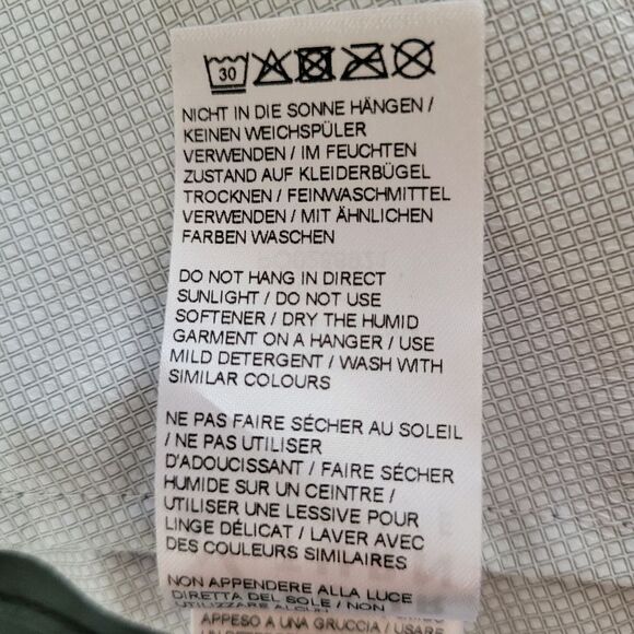 Your Turn Active Men's Blue Gray Hooded Performance Rain Jacket - Picture 14 of 15